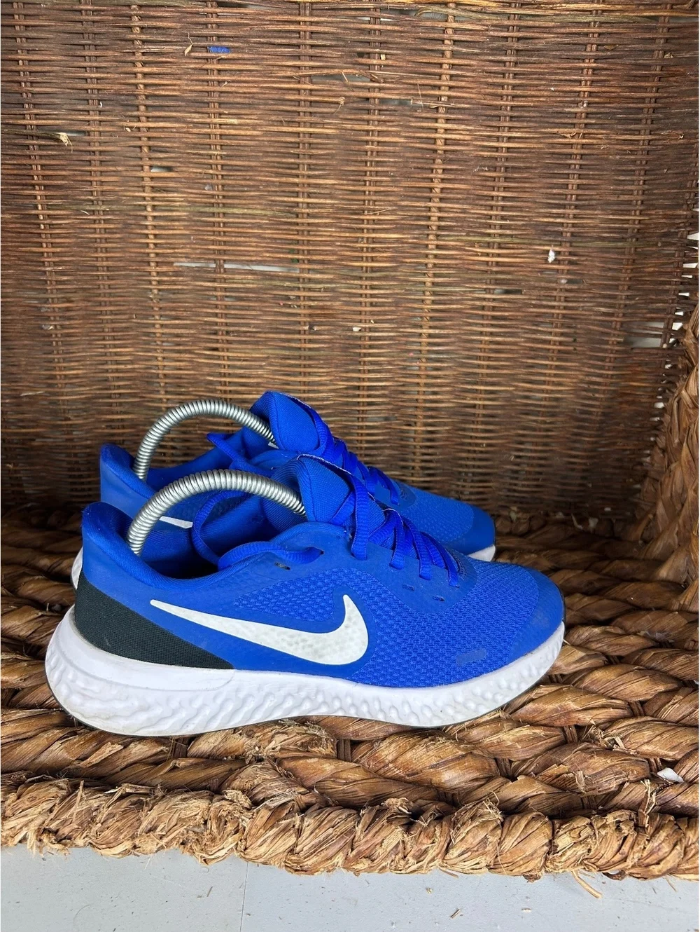 Nike blue running shoes
